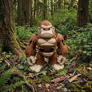 3D Printed Sasquatch Bigfoot Figurine - Flexi Fidget Toy 5.12 inches
